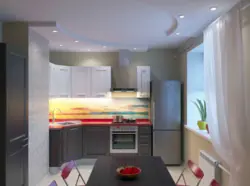 Дизайн трешки с маленькой кухней