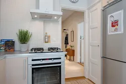 Kitchen design next to the door