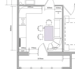 Room dimensions for kitchen design