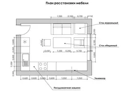 Андозаҳои ҳуҷра барои тарҳрезии ошхона