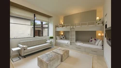 Bedroom for 3 people design