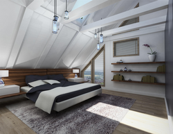 Two bedroom attic design
