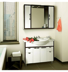 Bathroom cabinet design with mirror