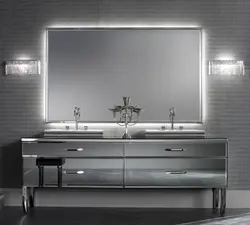 Bathroom cabinet design with mirror