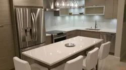 Дызайн Кухні З Двума Сталамі