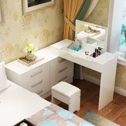 Design of small tables for the bedroom