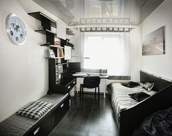 Khrushchev bedroom design for a boy