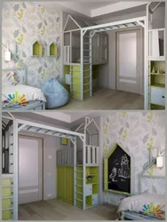 Khrushchev bedroom design for a boy