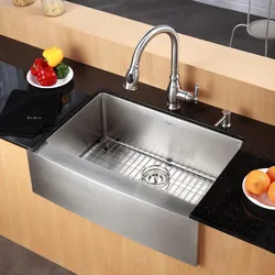 Kitchen design how to build in a sink
