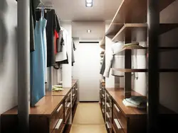 Design of 3 apartments with dressing room