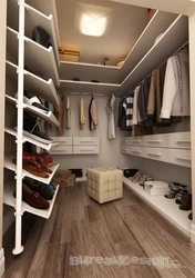 Design of 3 apartments with dressing room