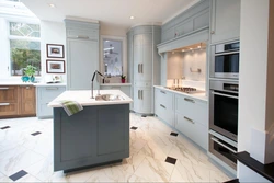 Kitchen design with separate cabinet