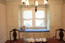 Design around the window in the bedroom