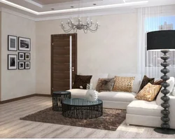 Living Room Design Wallpaper And Doors