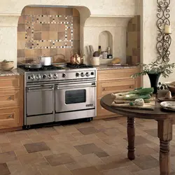 Mətbəx Dizaynı Plitələr Və Linoleum