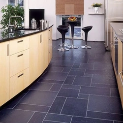 Kitchen design tiles and linoleum