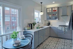 Kitchen design all on one side