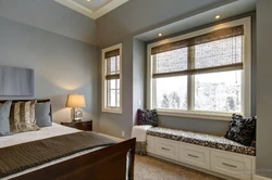 Bedroom designs full wall window