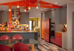 Kitchen Design In A Warm Place