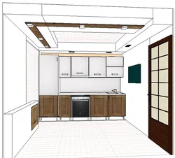 Kitchen design by length and width