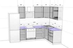 Kitchen design by length and width