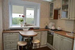 Kitchen window design in a panel house