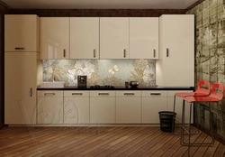 Tasteful kitchen design with backsplash