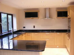 U-shaped kitchen design with boiler