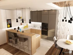 Kitchen design peak 20 sq m