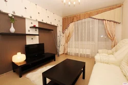 Photos of renovated apartments and furniture, real rooms