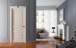 Classic doors in the interior of an apartment