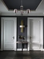Classic doors in the interior of an apartment