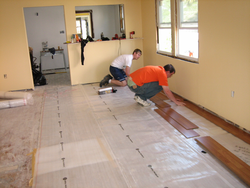 How to make floors in an apartment photo