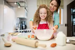 Photo Of My Mom At Home In The Kitchen