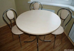 Kitchen round tables for the kitchen photo