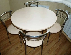 Kitchen round tables for the kitchen photo