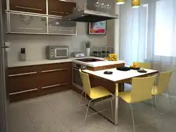 Place a photo design in the kitchen