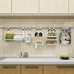 Inexpensive shelves for the kitchen photo