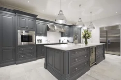 Gray kitchen photo