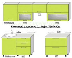 Кухни 1200 фото