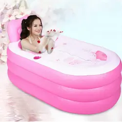 Photo folding bathtub