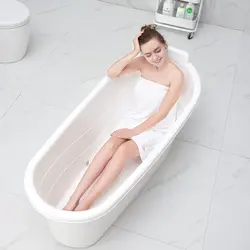 Photo folding bathtub