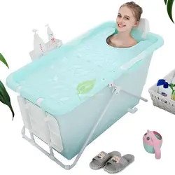 Photo folding bathtub
