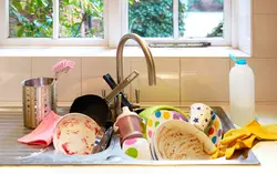 Kitchen cleaning photo