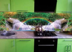 Kitchen waterfall photo