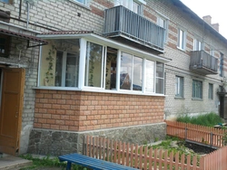Loggia uzadılması fotoşəkili