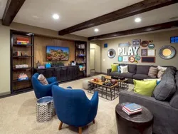 Living room gaming photo