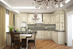 Beige Gold Kitchen Photo