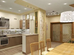 Beige gold kitchen photo