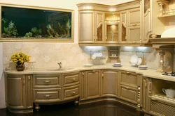Beige Gold Kitchen Photo